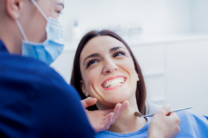 What to look for in a San Antonio Family Dentist dental patient getting a teeth cleaning Family Dentist in San Antonio